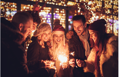 The image shows a bunch of friends gathered around holding sparklers, laughing and smiling. 
                
                In order to be truly happy, you must do what you need to do for yourself, unapologetically. Individual therapy is offered at our Woodland Hills, CA therapy practice. 91364 | 91307 | 91356 