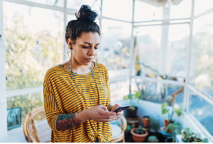  A woman looks down at her phone in a room surrounded by plants in a glass greenroom. Being sober is a journey. 
    
    Addiction therapy and counseling in Woodland Hills, CA can help you feel connected. Meet with an online marriage counselor in Woodland Hills, CA with online therapy in California here.  90077 | 91324 | 91364 | 91411 | 91436