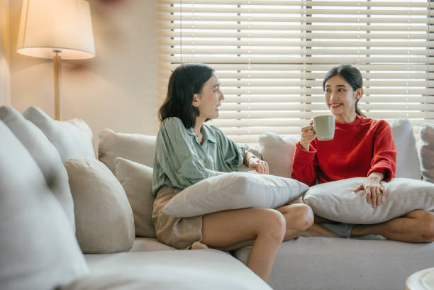 Female friends spending time together